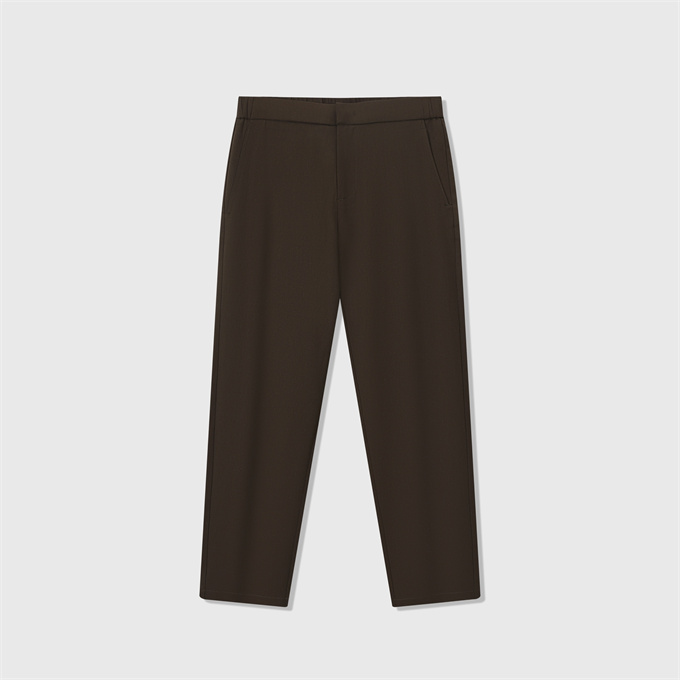 loro piana leisure city wool blend casual trousers